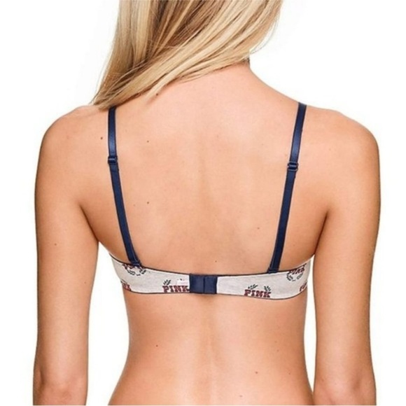 PINK VICTORIA’S SECRET Logo Wear Everywhere Super Push-Up Bra - Picture 2 of 10